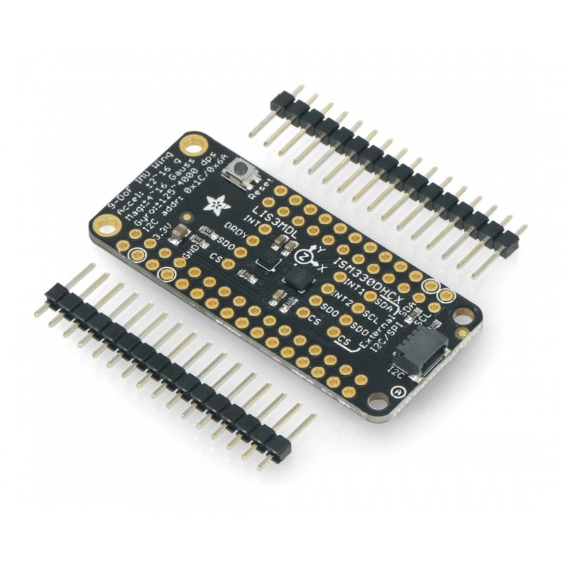 Adafruit ISM330DHCX + LIS3MDL FeatherWing - High Precision