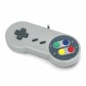 SNES - retro herní ovladač - barevná tlačítka - zdjęcie 1