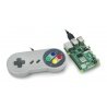 SNES - retro herní ovladač - barevná tlačítka - zdjęcie 4