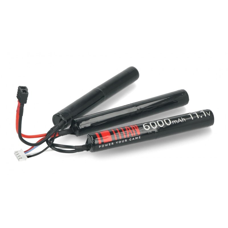Li-Ion Titan 6000mAh 16C 6S 11,1V baterie - Tamiya - 3x