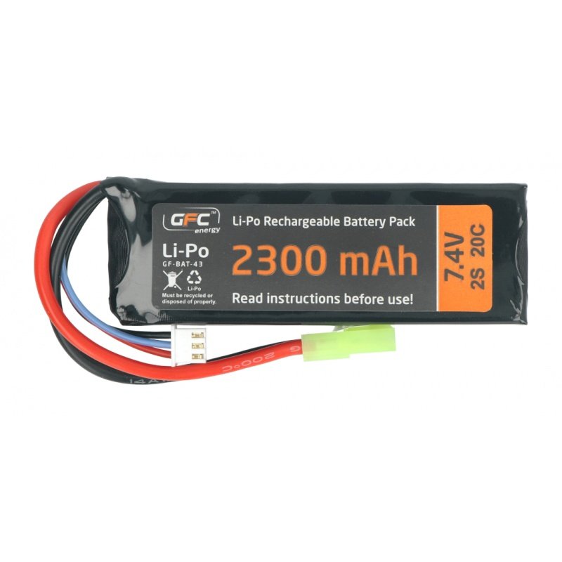 Li-Pol GFC Energy 2300mAh 20C 2S 7,4V baterie - Tamiya