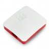 Oficiální pouzdro Raspberry Pi 3 A + - červené a bílé - zdjęcie 5