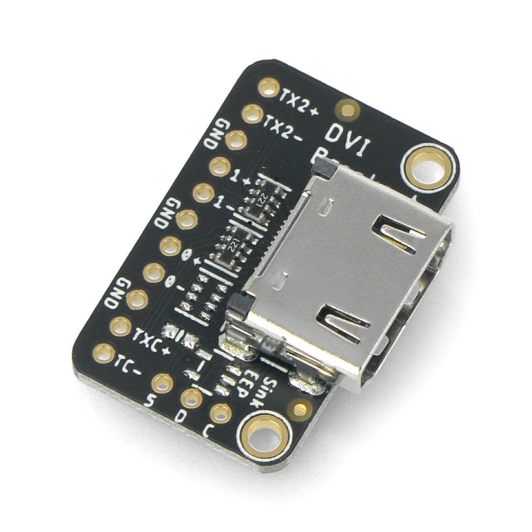 DVI Breakout Board - adaptér s konektorem HDMI / DVI - pro Raspberry Pi Pico - Adafruit 4984