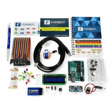 FORBOT - sada pro základní kurz Arduino + gadgety a Box (verze FORBOT - sada pro základní kurz Arduino + gadgety a Box (verze