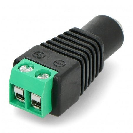 Zásuvka DC 5,5 x 2,5 mm s rychlým konektorem Zásuvka DC 5,5 x 2,5 mm s rychlým konektorem