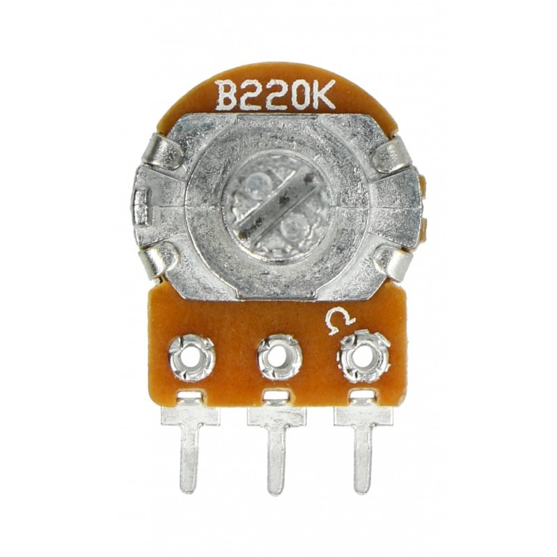Otočný potenciometr B220K lineární - 5 ks.