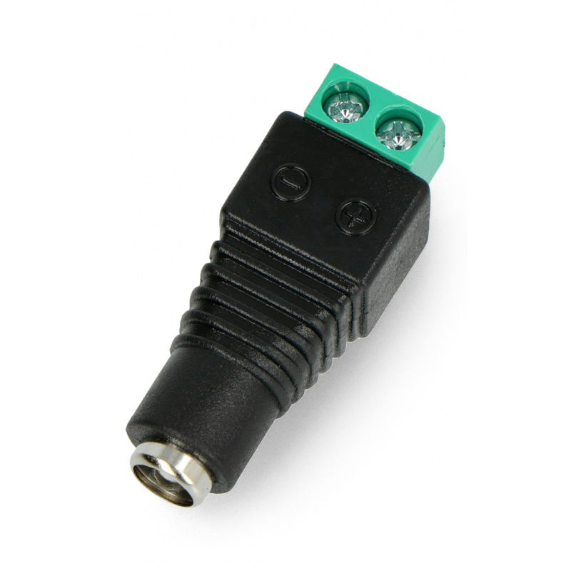 Zásuvka DC 5,5 x 2,5 mm s konektorem pro rychlé odpojení - 5ks