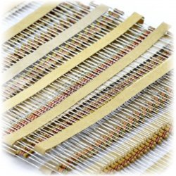 Uhlíkový THT CF rezistor 1 / 4W 220Ω - balení 5000ks