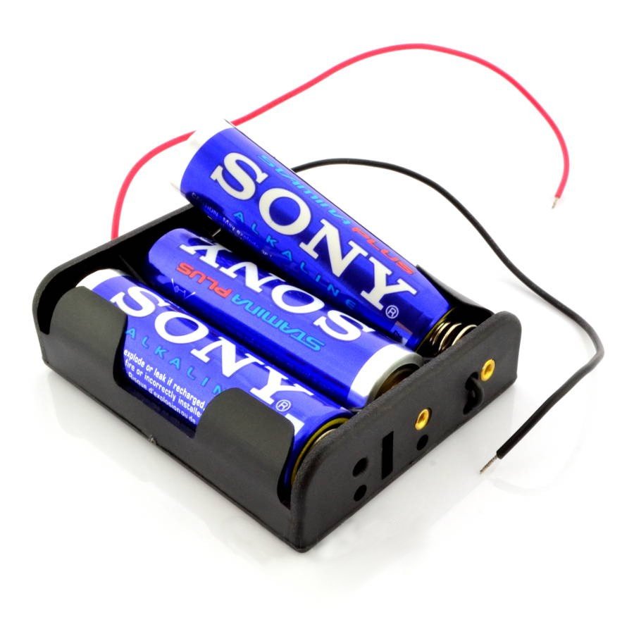 Koš na 3 baterie AA (R6)