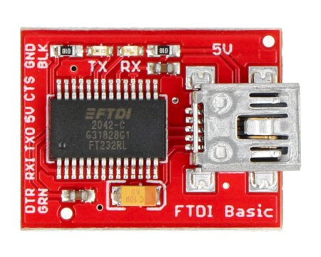 Konwerter USB-UART FTDI 5V miniUSB - SparkFun DEV-09716