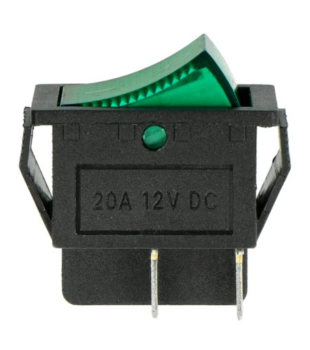 Vypínač MK621 12V / 20A - zelený