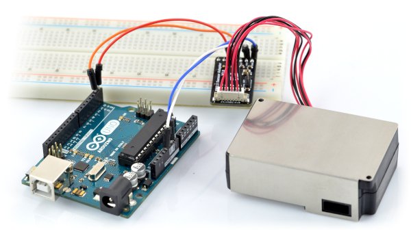 Laserowy czujnik cząstek podłączenie Arduino
