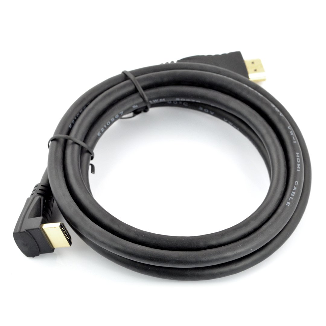 Kabel HDMI 1,8 m, úhlový