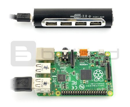 HUB USB 2.0 Tracer - aktivní 4portový s napájením