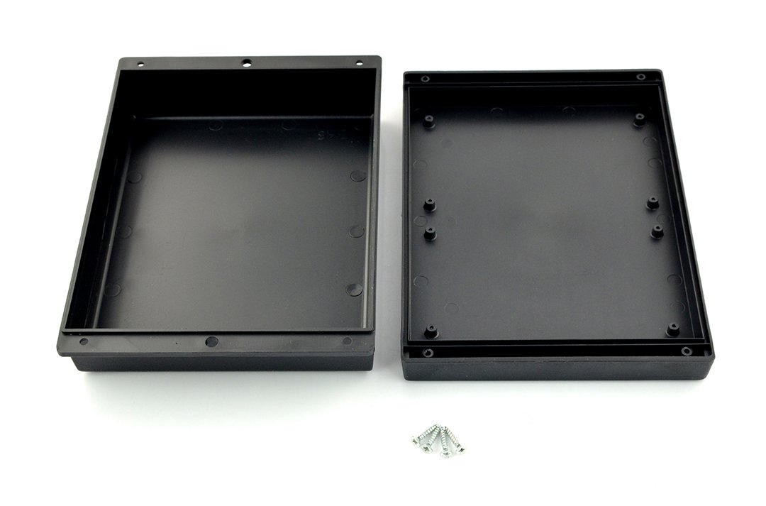 Plastové pouzdro Kradex Z46 - 198x144x53mm černé