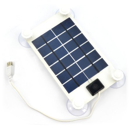 2W / 6V solární článek s přísavkami 210x120x2,2mm