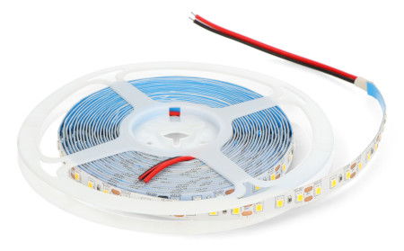 LED pásek SMD2835 IP20 12 W, 120 LED / m, 8 mm, teplá barva - 5 m