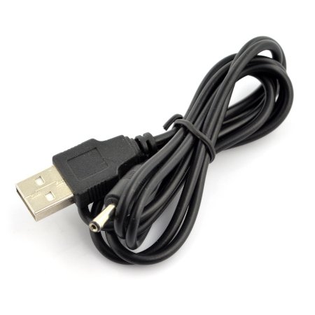 Kabel USB - DC 3,5 x 1,3 mm.