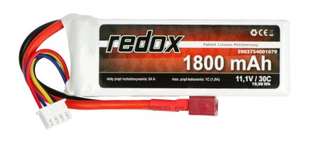 Balení Li-Pol Redox 1800mAh 30C 3S 11,1V