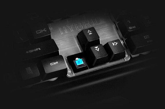 Hybridní klávesnice Ravcore