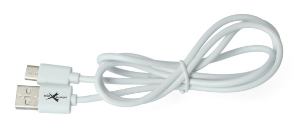Bílý kabel EXtreme USB Type-C - 1 m
