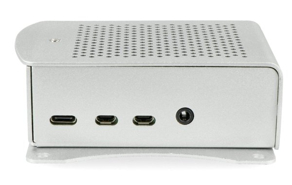 Raspberry Pi model 4B hliníkové pouzdro VESA - stříbrné - LT-4B01-A