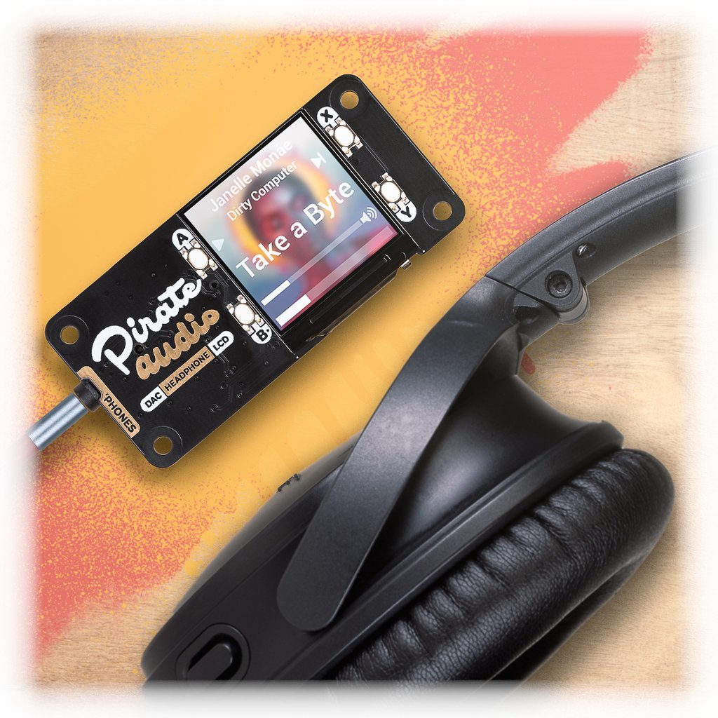 Štít pro Raspberry Pi Pirate Audio Headphone Amp
