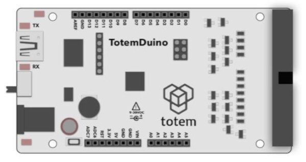 TotemDuino - modul s mikrokontrolérem