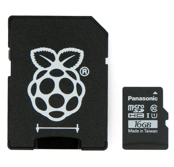 Paměťová karta microSD Panasonic A1 se systémem Raspbian