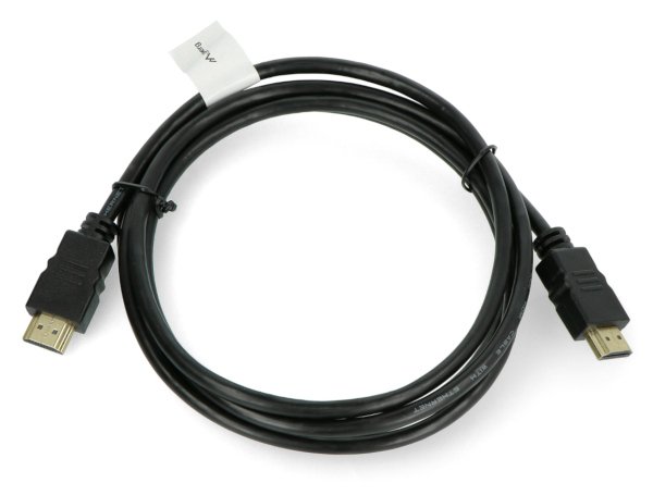 Kabel HDMI Lanberg 4K V1.4 CCS HDMI - černý - 1,8 m