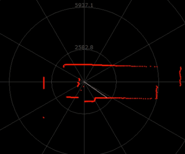 Ukázková mapa vytvořená skenerem A2M6