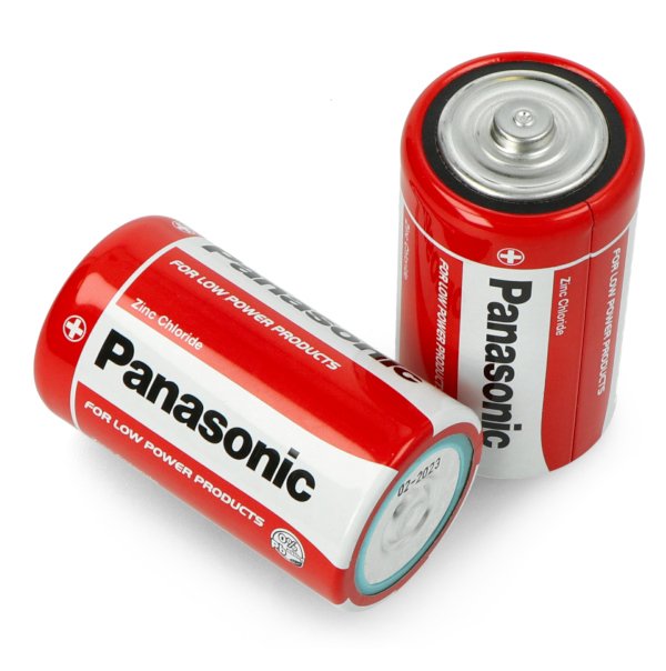 Baterie Panasonic R20 typu D - 2ks