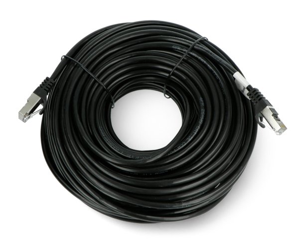 Lanberg Ethernet Patchcord FTP 5e 30m Fluke Passed - černý