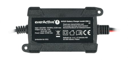 Nabíječka baterií, automatická nabíječka do auta pro 6V / 12V EverActive CBC-1 v2