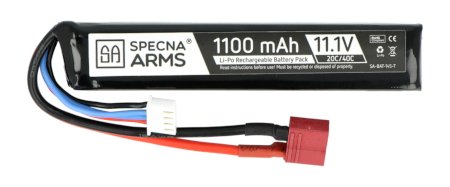Baterie Li -Pol Specna ARMS 1300mAh 20 / 40C 3S 11,1V - Tamiya