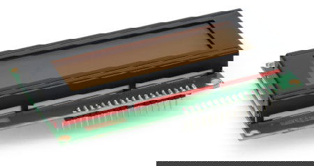 LCD displej 4x20 znaků zelený s konektory - justPi