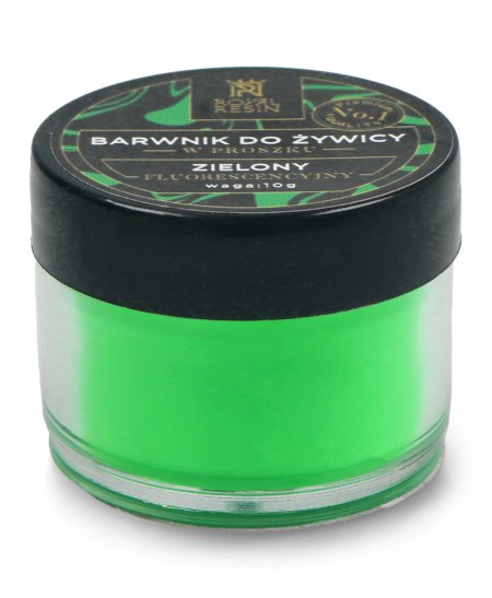 Epoxidové barvivo Royal Resin - fluorescenční prášek - 10 g - zelené