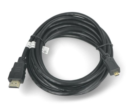 Kabel lze použít k přenosu obrazu na Raspberry Pi 4.