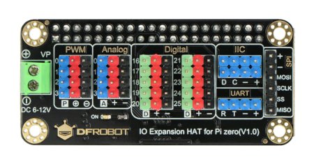 IO Expansion HAT - expandér pinů pro Raspberry Pi Zero / Zero W.
