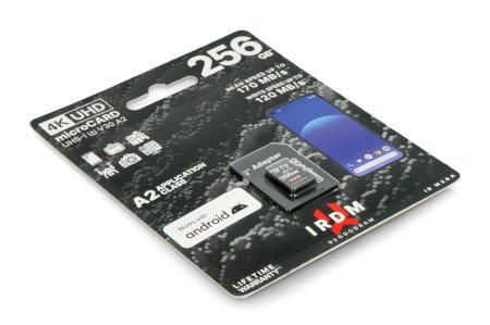 Paměťová karta Goodram IR-M2AA microSD 256 GB 170 MB / s UHS-I třídy U3 s adaptérem