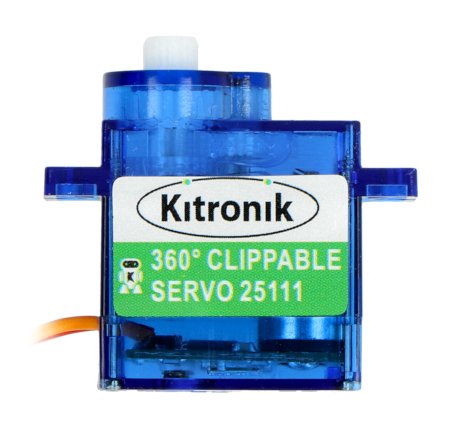 Servo - mikro - 360 stupňů - krokosvorky - Kitronik 25111
