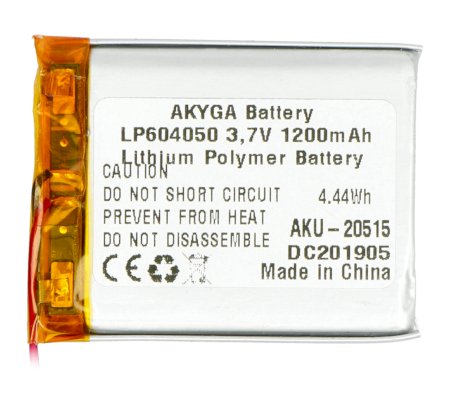 Baterie Akyga 1200mAh 1S 3,7V Li-Pol