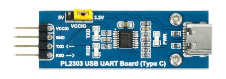 Konvertor USB-UART TTL PL2303 - zásuvka USB typu C - Waveshare 20645