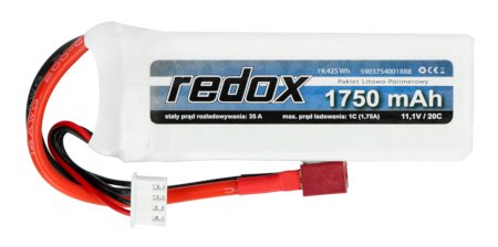Li-Pol Redox ASG 1750mAh 20C 3S 11,1V balení