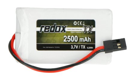 Baterie Li-Pol Redox 2500mAh 1S 3,7V