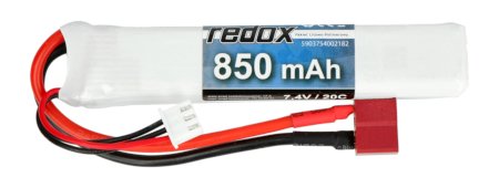 Li-Pol Redox 850 mAh 20C 2S 7,4 V