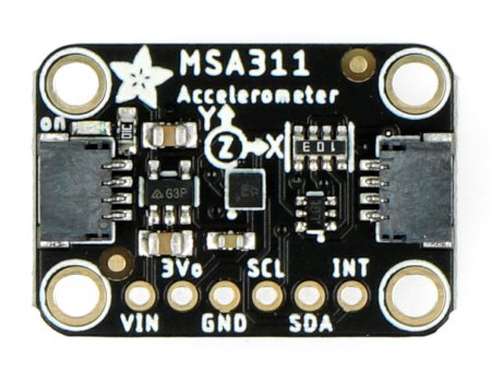 Výstup akcelerometru MSA311