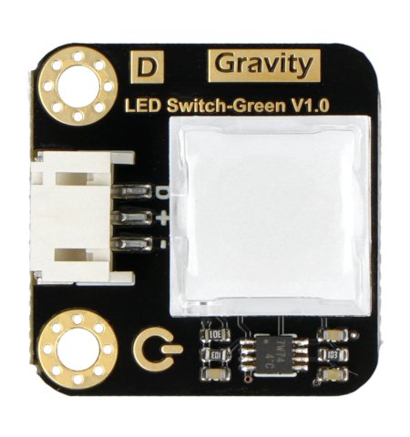 Gravitace - LED Switch - čtvercové LED podsvícené tlačítko.
