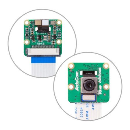 Fotoaparát Sony IMX519 16 Mpx - s autofocusem - pro Raspberry Pi a Nvidia Jetson Nano - ArduCam B0371