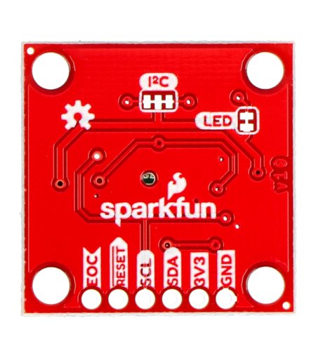 SparkFun Qwiic MicroPressure Sensor - pohled zezadu.